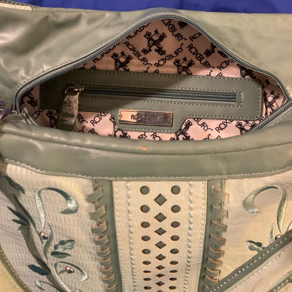 Roxbury by Nicole Lee green large purse